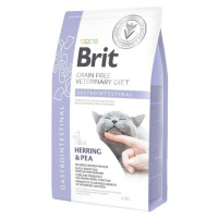 BRIT Veterinary diet grain free gastrointestinal granuly pre mačky, Hmotnosť balenia: 2 kg