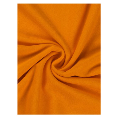 Jersey prestieradlo dvojlôžko 220x200cm oranžové Kvalitex