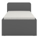 Študentská posteľ 90x200 so zásuvkou jarek - šedá