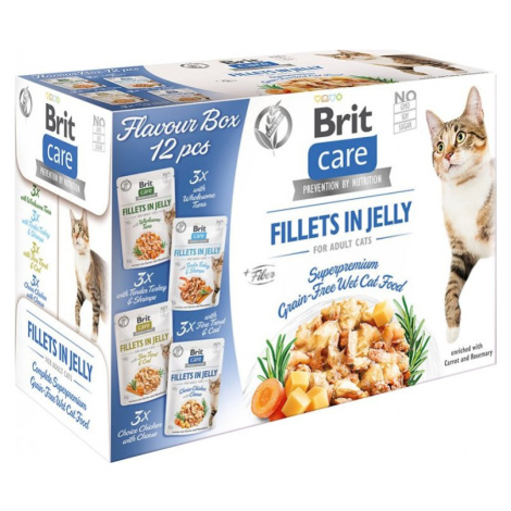 Brit Care Fillets in Jelly Flavour Box - 12x85g