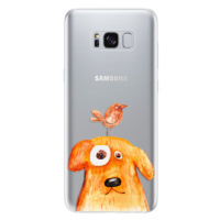 Odolné silikónové puzdro iSaprio - Dog And Bird - Samsung Galaxy S8