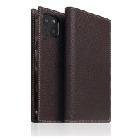 SLG Design puzdro D8 Full Grain Leather pre iPhone 14 - Brown Cream