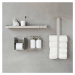 Svetlosivá nástenná oceľová kúpeľňová polička Carry – Mette Ditmer Denmark