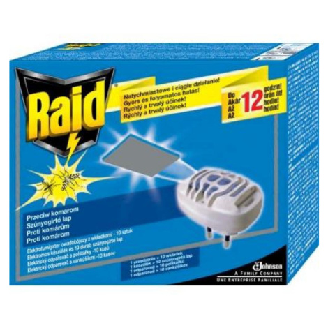 RAID Elektrický odpudzovač hmyzu 1+10