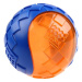 GIGWI Ball Loptička pre psov transparentná modro/oranžová 6,4 cm