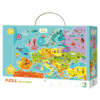 Dodo Puzzle Mapa Európy, 100 dielikov