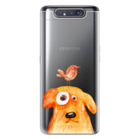 Odolné silikónové puzdro iSaprio - Dog And Bird - Samsung Galaxy A80