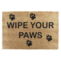 Rohožka z kokosového vlákna 40x60 cm Wipe Your Paws – Artsy Doormats