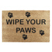 Rohožka z kokosového vlákna 40x60 cm Wipe Your Paws – Artsy Doormats