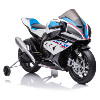 mamido Detská elektrická motorka BMW HP4 Race JT5001 biela