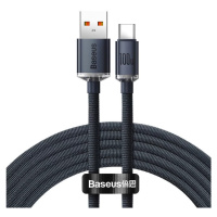 Kábel Baseus Crystal Shine cable USB to USB-C, 100W, 1.2m (black)