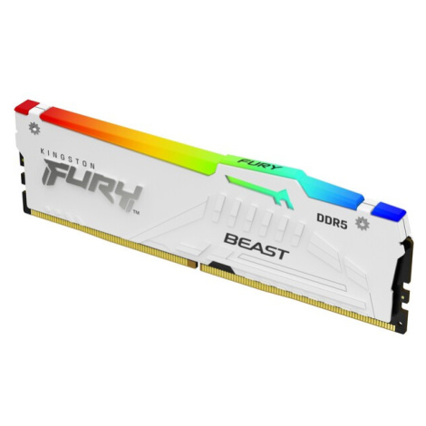 Kingston Fury Beast White RGB 16GB DDR5 6000 CL40