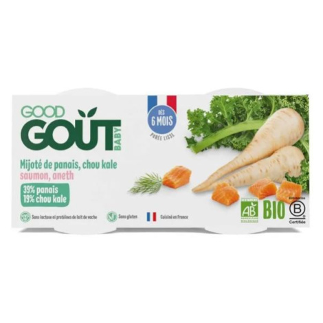 2x GOOD GOUT BIO Losos s kelom a paštrnákom 190 g