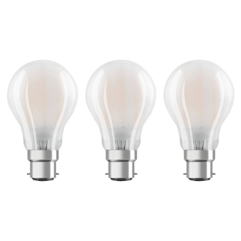 OSRAM ziarovka B22d Classic 827 6,5W sada3 matná