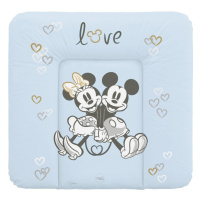 CEBA Podložka prebaľovacia mäkká na komodu 75x72 Disney Minnie & Mickey Blue