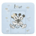 CEBA Podložka prebaľovacia mäkká na komodu 75x72 Disney Minnie & Mickey Blue