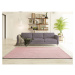 Ružový koberec z mikrovlákna 120x170 cm Coraline Liso – Universal