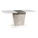 Expedo Rozkladací jedálenský stôl HESTIA, 110-145x76x68, biela/beton