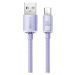 Baseus CAJY000505 Crystal Shine Series Dátový Kábel USB - USB-C 100W 2m Purple