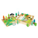 Drevená skladačka záhrada My Little Garden Designer Tender Leaf Toys 67-dielna súprava v boxe