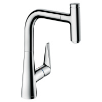 Hansgrohe Talis M51, drezová batéria M5115-H220 s výsuvnou spŕškou, sBOX, chrómová, HAN-73852000