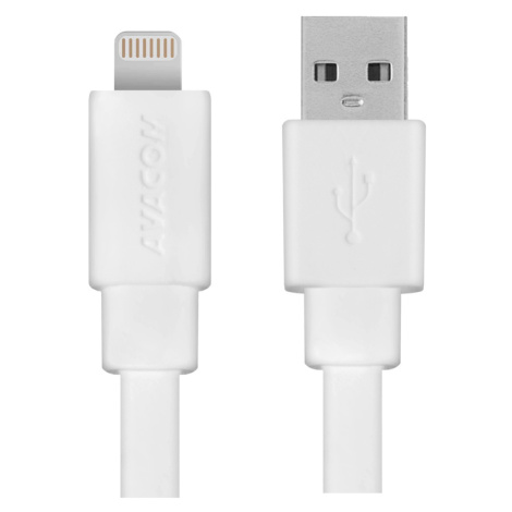 AVACOM MFI-120W kábel USB - Lightning, MFi certifikácia, 120cm, biela
