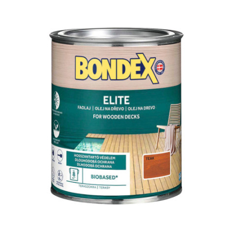 BONDEX ELITE - Ochranný rýchloschnúci napúšťací olej clear (elite) 0,75 L