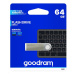 GOODRAM Flash Disk UUN2 64GB USB 2.0 strieborná