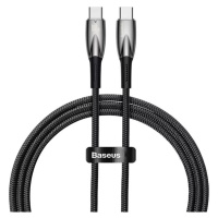 Kábel USB-C cable for USB-C Baseus Glimmer Series, 100W, 1m (Black)