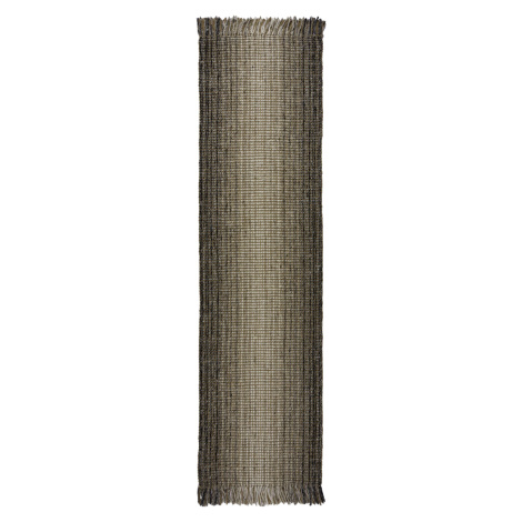 Běhoun Mottle Jute Ombre Grey - 60x230 cm Flair Rugs koberce