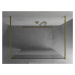 MEXEN/S - KIOTO samostatne stojaca sprchová zástena 100 x 200, transparent/matné sklo 8 mm, zlat