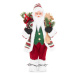 Dekorácia MagicHome Vianoce, Santa s lyžami, 46 cm