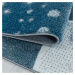 Dětský kusový koberec Funny 2110 blue kruh - 120x120 (průměr) kruh cm Ayyildiz koberce