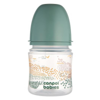 CANPOL BABIES Fľaša dojčenská antikoliková Easystart Mountains 120 ml - zelená