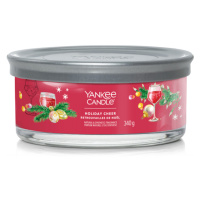 YANKEE CANDLE Signature Tumbler 5 knôtov Holiday Cheer 340 g