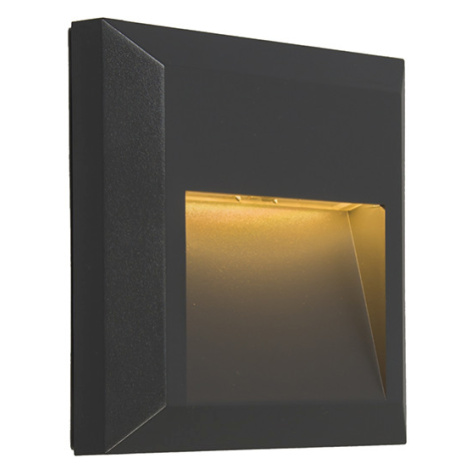 Moderné nástenné svietidlo tmavošedé vrátane LED - Gem 2 QAZQA