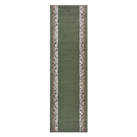 Zelený koberec behúň 350x80 cm Plant - Hanse Home