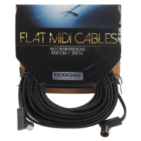 Rockboard Flat MIDI Cable Black 1000 cm