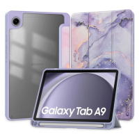 Púzdro TECH-PROTECT SC PEN HYBRID GALAXY TAB A9 8.7 X110 / X115 VIOLET MARBLE (9319456607659)