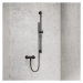 KLUDI - Nova Fonte Set sprchovej hlavice, držiaku, tyče 900 mm a hadice, čierna mat 2084039-15