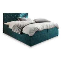 Expedo Čalúnená posteľ boxspring IRANA, 140x200,  magic velvet 2221