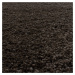 Kusový koberec Fluffy Shaggy 3500 brown kruh - 160x160 (průměr) kruh cm Ayyildiz koberce