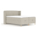 Svetlosivá boxspring posteľ s úložným priestorom 160x200 cm Monpelli – Maison de Rêve