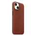 Kožené puzdro Apple na Apple iPhone 14 MPP73ZM/A Leather Case with MagSafe Umber