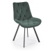 Otočná jedálenská stolička K519 Zelená,Otočná jedálenská stolička K519 Zelená