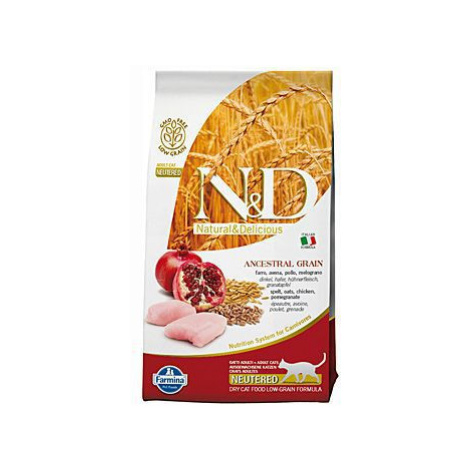 N&D LG CAT Neutered Chicken & Pomegranate 1,5kg zľava