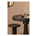 Čierna barová stolička z mangového dreva 74 cm Kolby – WOOOD
