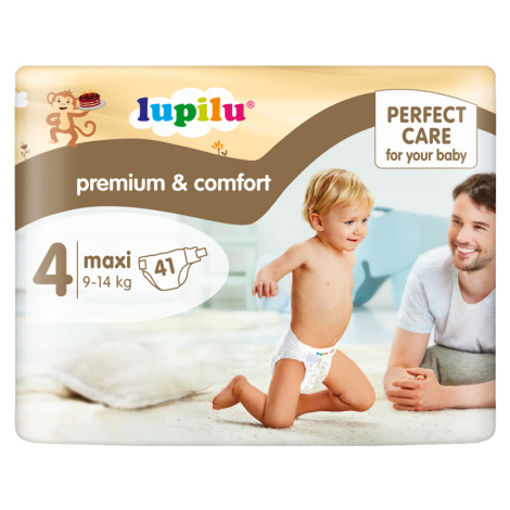 lupilu® Detské plienky premium Maxi 4, 41 kusov