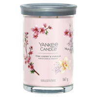 Yankee Candle, Ružové čerešne a vanilka, Sviečka v sklenenom valci 567 g