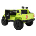 mamido  Detské elektrické autíčko Jeep Mighty 4x4 zelené